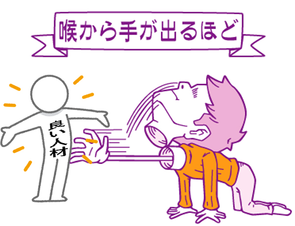 喉から手が出る