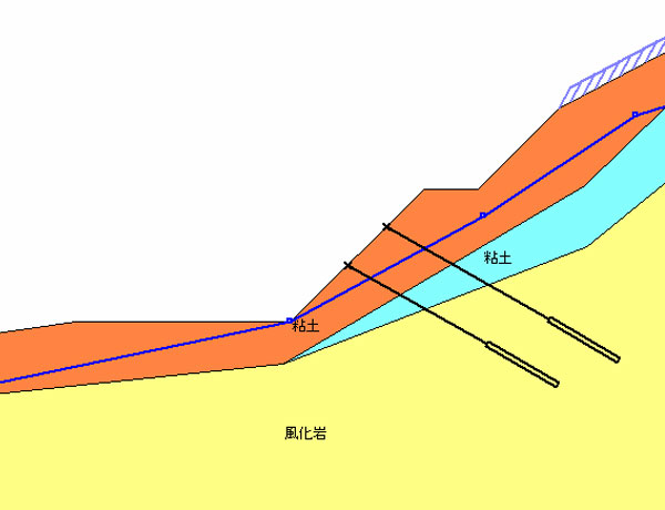 アンカー工設計断面