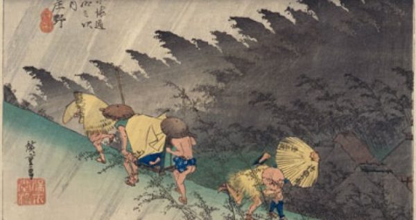 突発的な雨