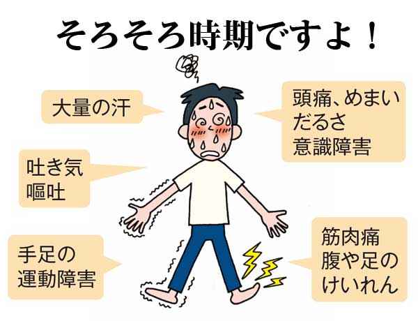 熱中症の時期