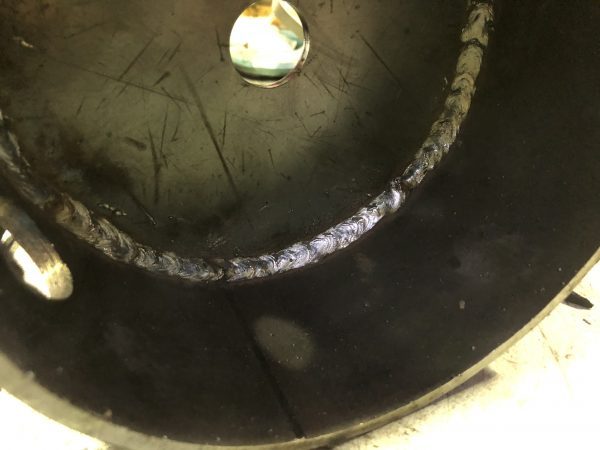 グラウト加圧弁 溶接