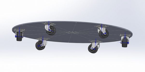 3DCADで作成した車輪