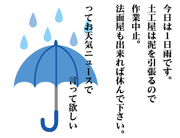 雨の日