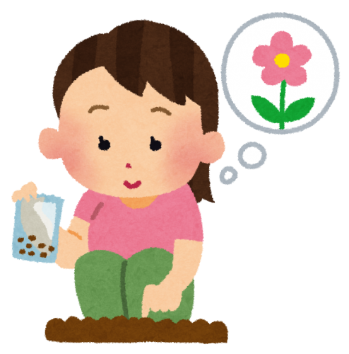 種を蒔く
