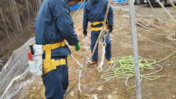 技能実習生　初めて　法面