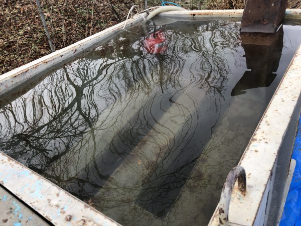 水タンク　ボイラー　温度調節