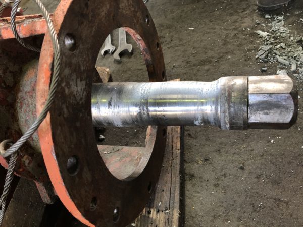 吹付機　整備