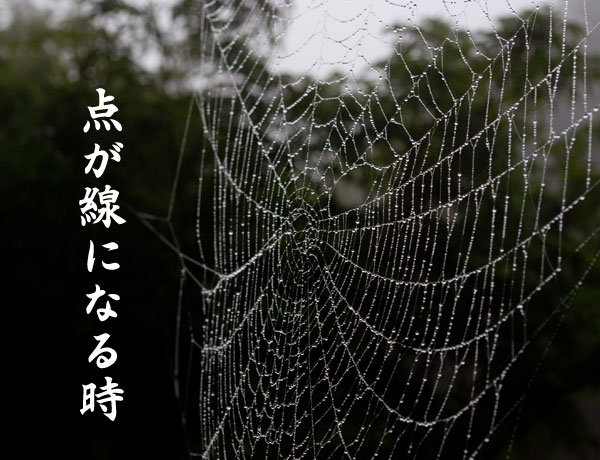 点が線になる時