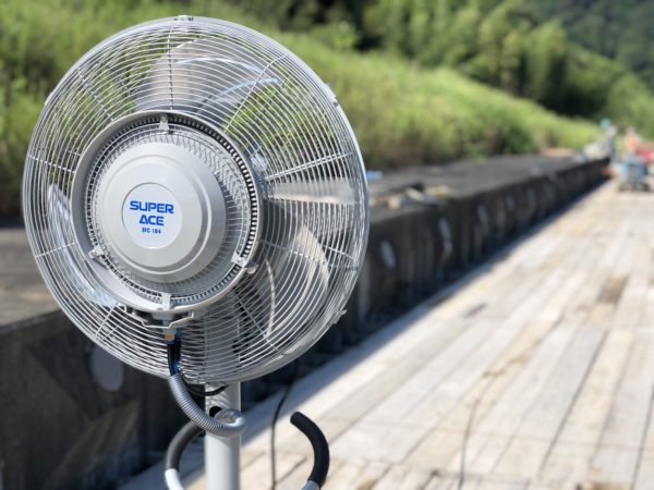 ミスト扇風機