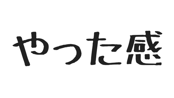 やった感