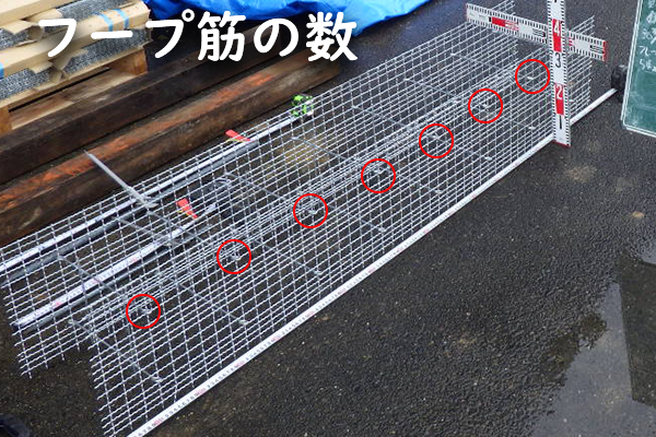 フープ筋の数
