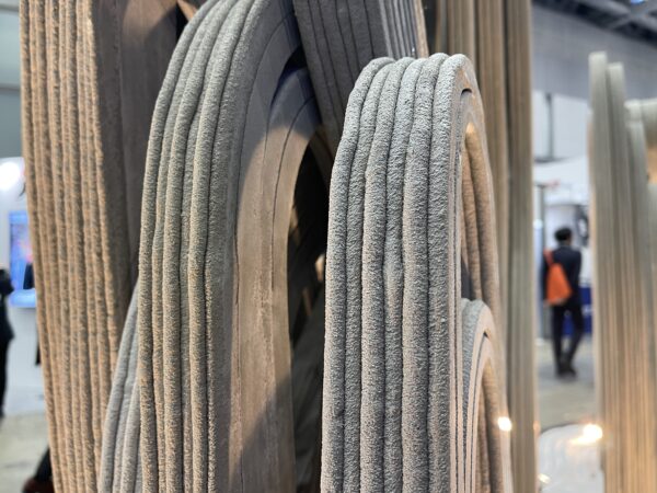 建設DX展　3Dプリンター
