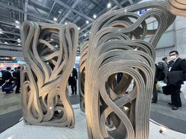 建設DX展　3Dプリンター