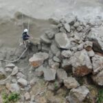 モルタル吹付工