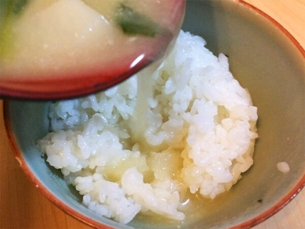 汁かけご飯