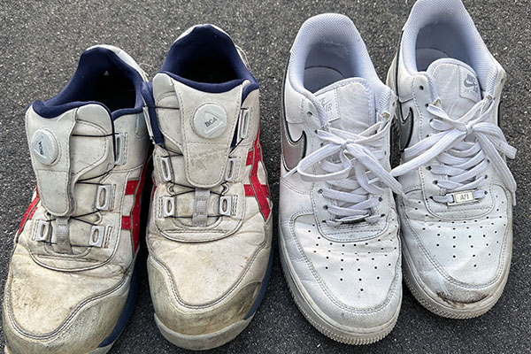 靴 洗濯 ビフォー