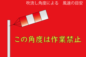 風速　施工不能