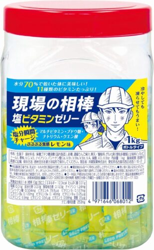 現場の相棒 塩ビタミンゼリー ボトル 1Kg入り