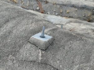 鉄筋挿入工　頭部処理