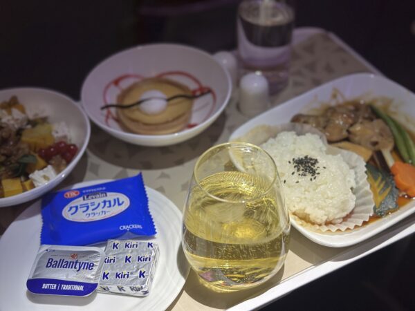 エミレーツ航空　晩ご飯