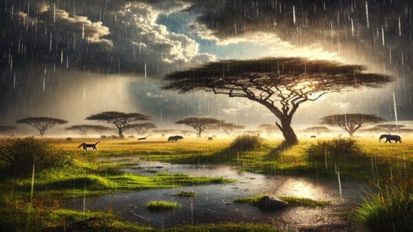 アフリカの雨