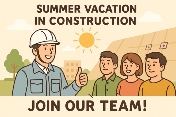 夏休みのある建設業