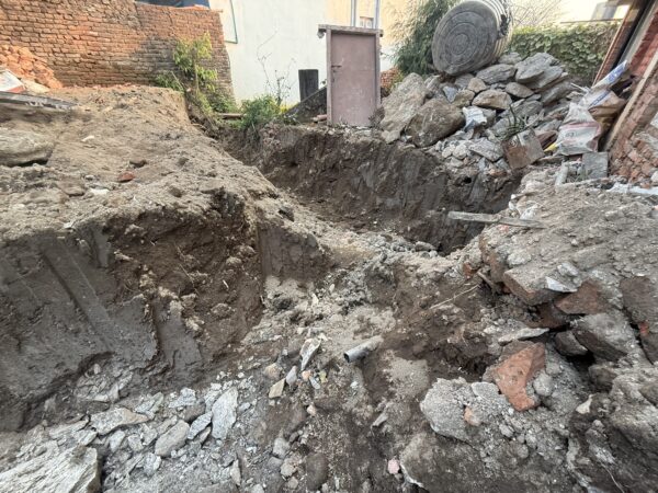 ネパール 土木作業