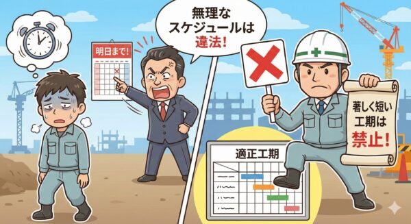 著しく短い工期の禁止