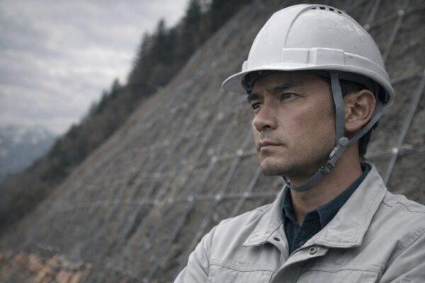 遠くを見つめてる