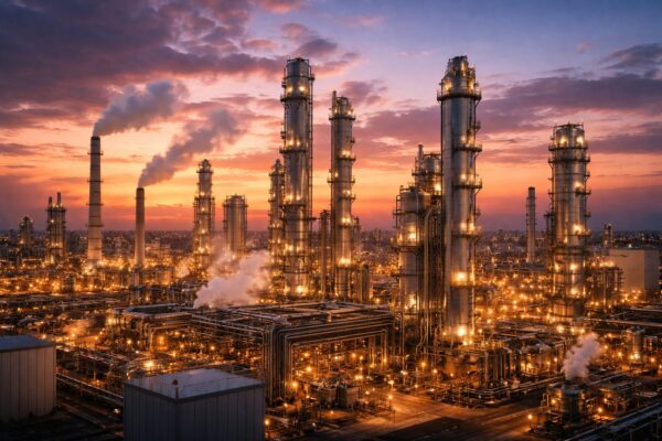 石油精製プラント