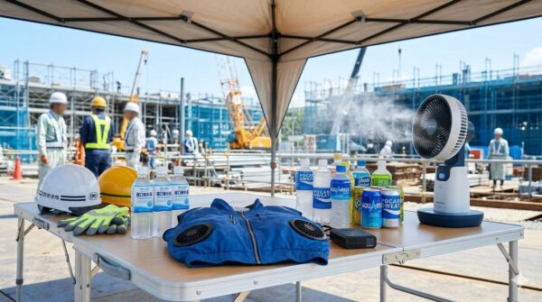 建設現場の熱中症対策グッズ