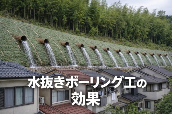 水抜きボーリング工