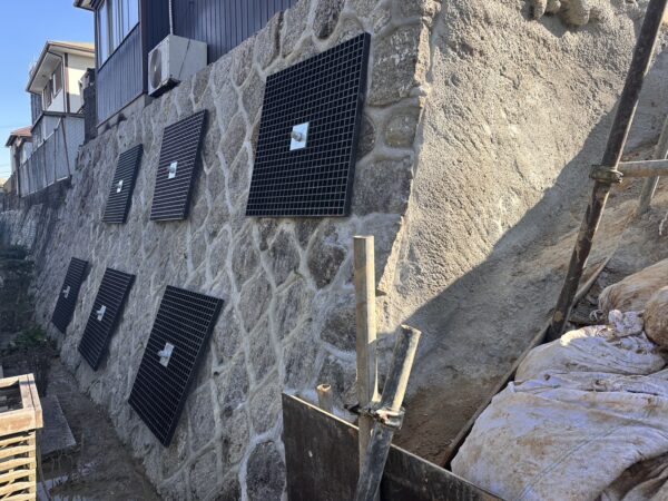 モルダム工　鉄筋挿入工　水抜きボーリング工