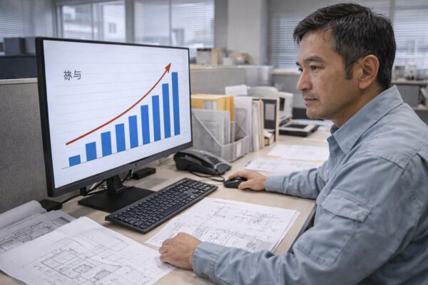 法面施工管理者の給与
