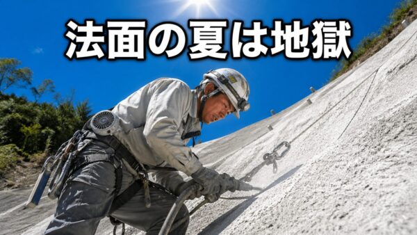 法面の夏は地獄