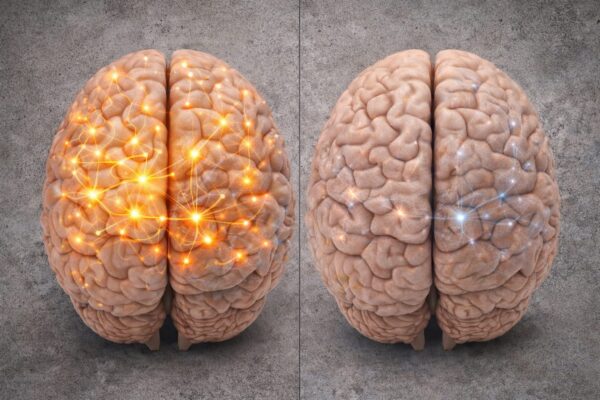 若い脳と中年の脳