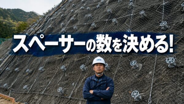 スペーサーの数を決める