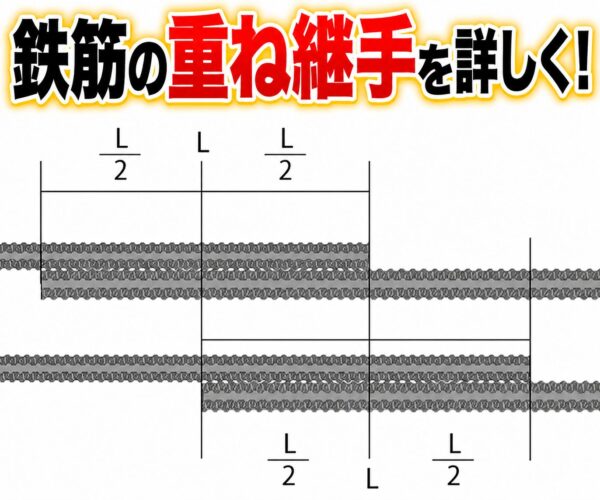 鉄筋の重ね