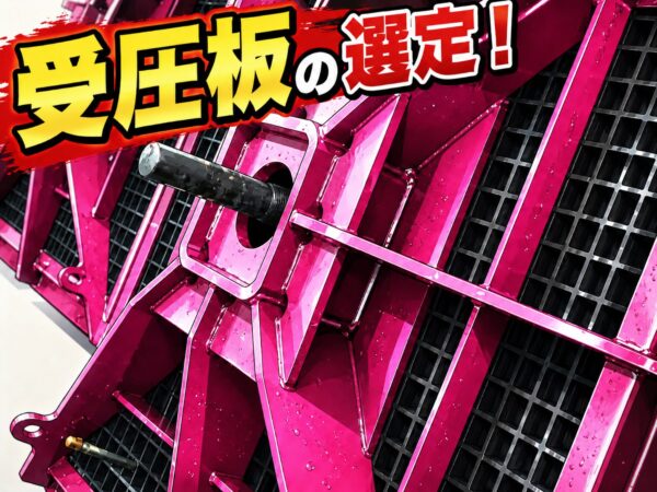 受圧板の選定！