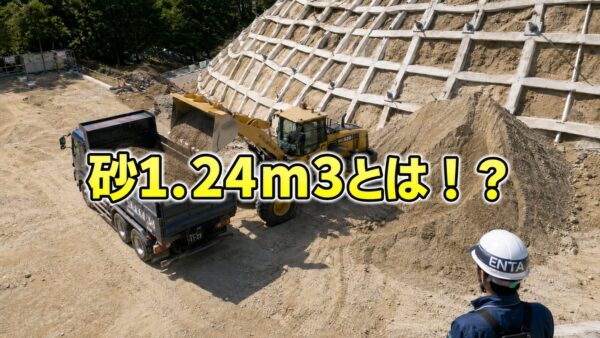 砂1.24m3とは