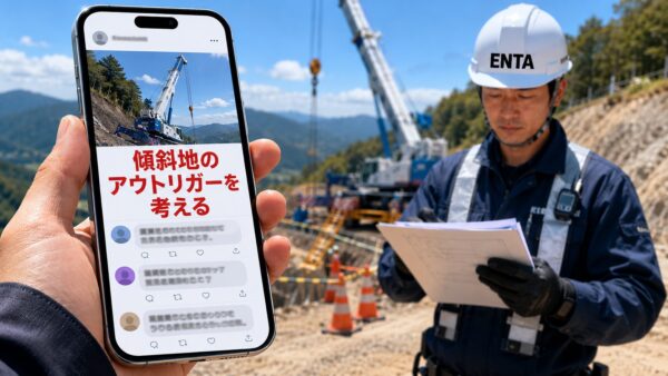 アウトリガー設置をかんがえる