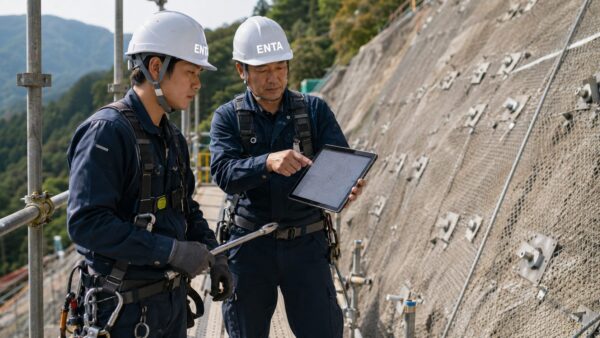 施工内容を現場で確認