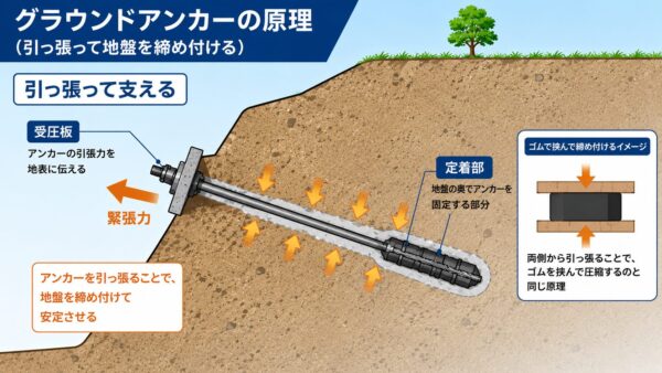 グラウンドアンカーの原理