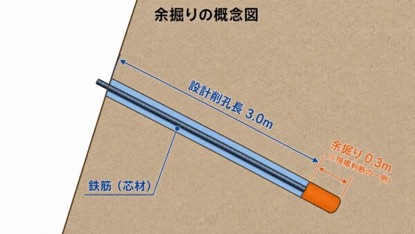 Conceptual Diagram of Excess Excavation