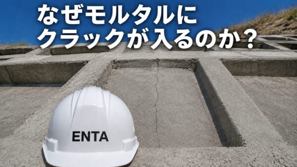 なぜモルタルにクラックが入るのか？