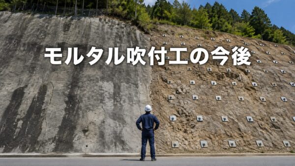 モルタル吹付工の今後を考える