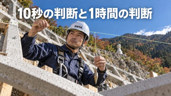 10秒と1時間の判断
