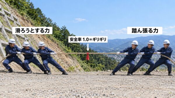 綱引きで考える安全率