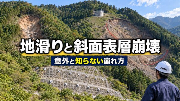 地滑りと斜面表層崩壊