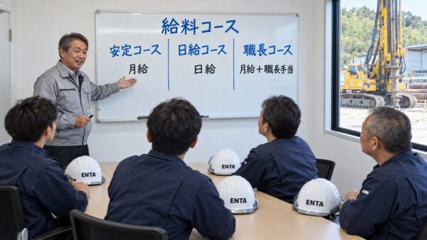 職人が選べる3つの給料コース
